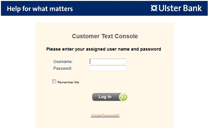 My Portal Ulster Bank